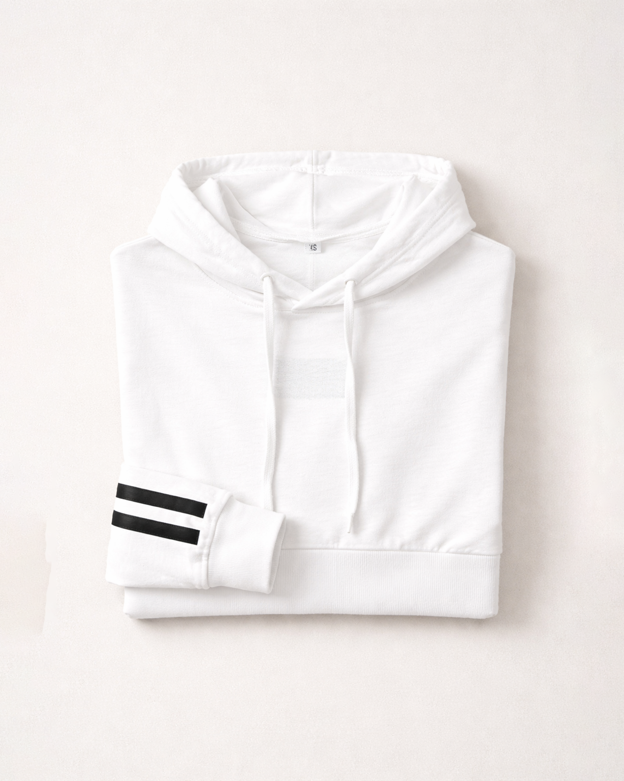 Women’s White Cropped Hoodie