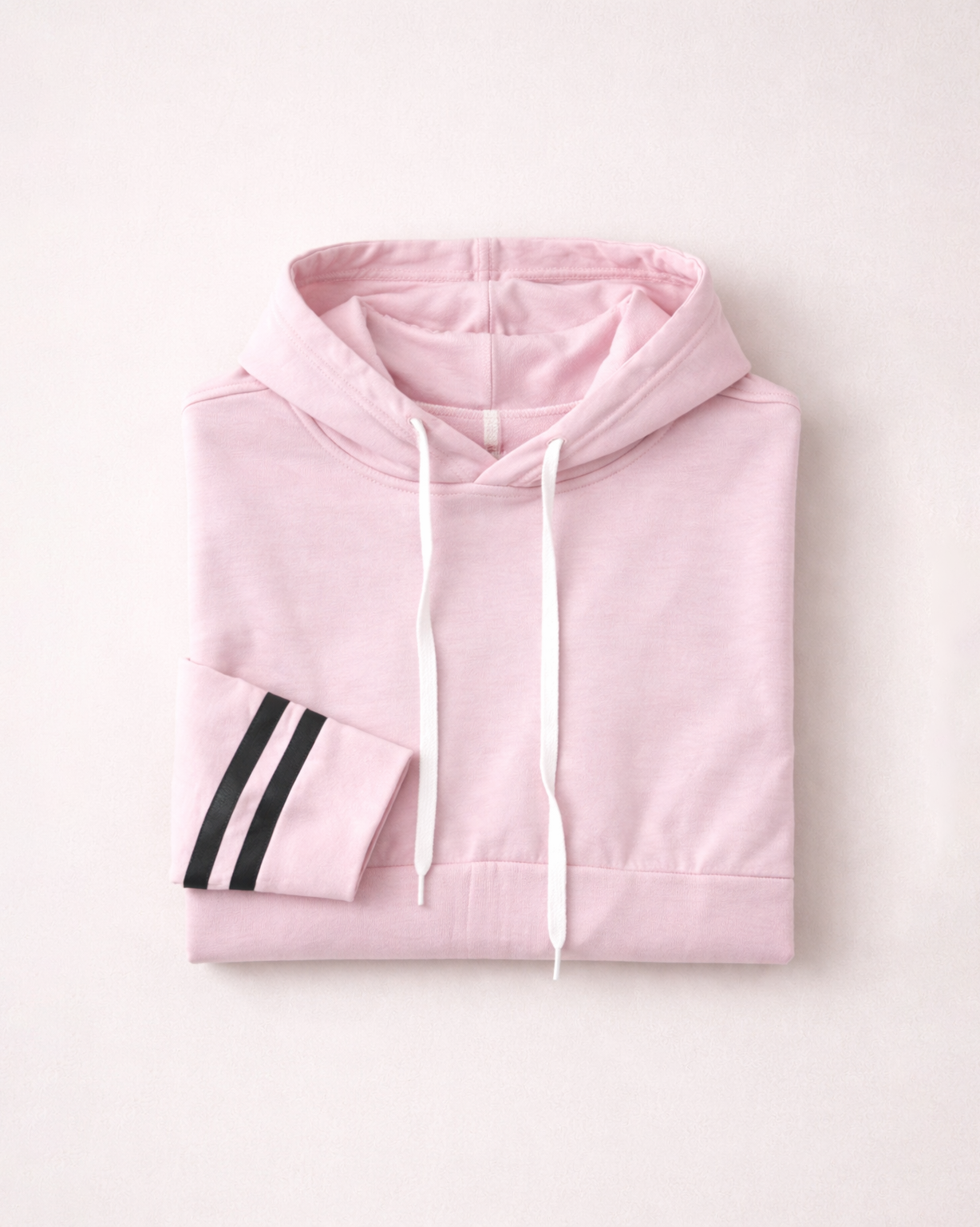 Women’s Light Pink Cropped Hoodie