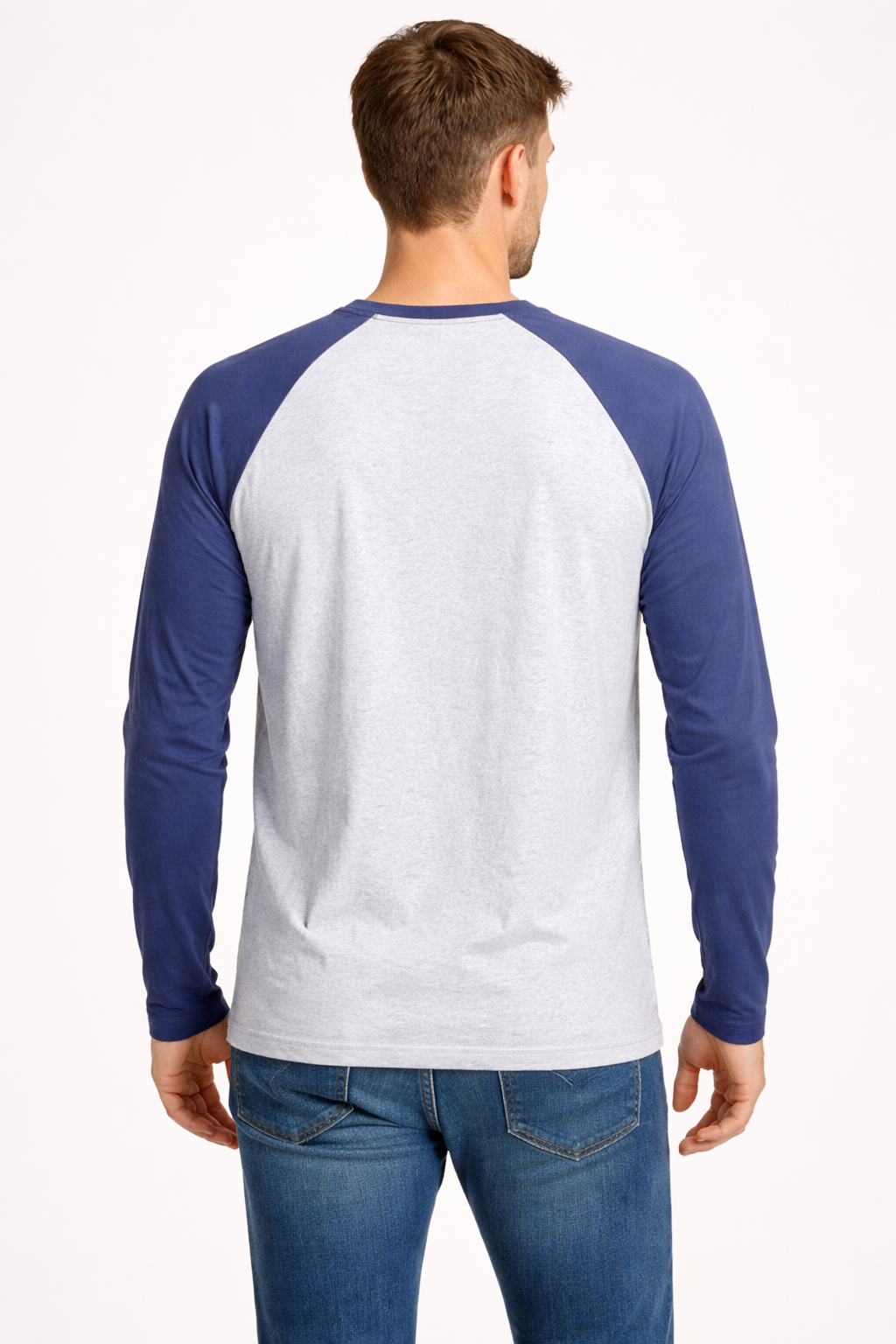 Rabbit Moo Graphic Raglan T-Shirt – Long Sleeve Casual Tee