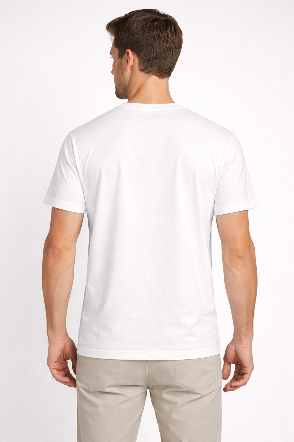 Gallop Horse Graphic Crew Neck T-Shirt – White