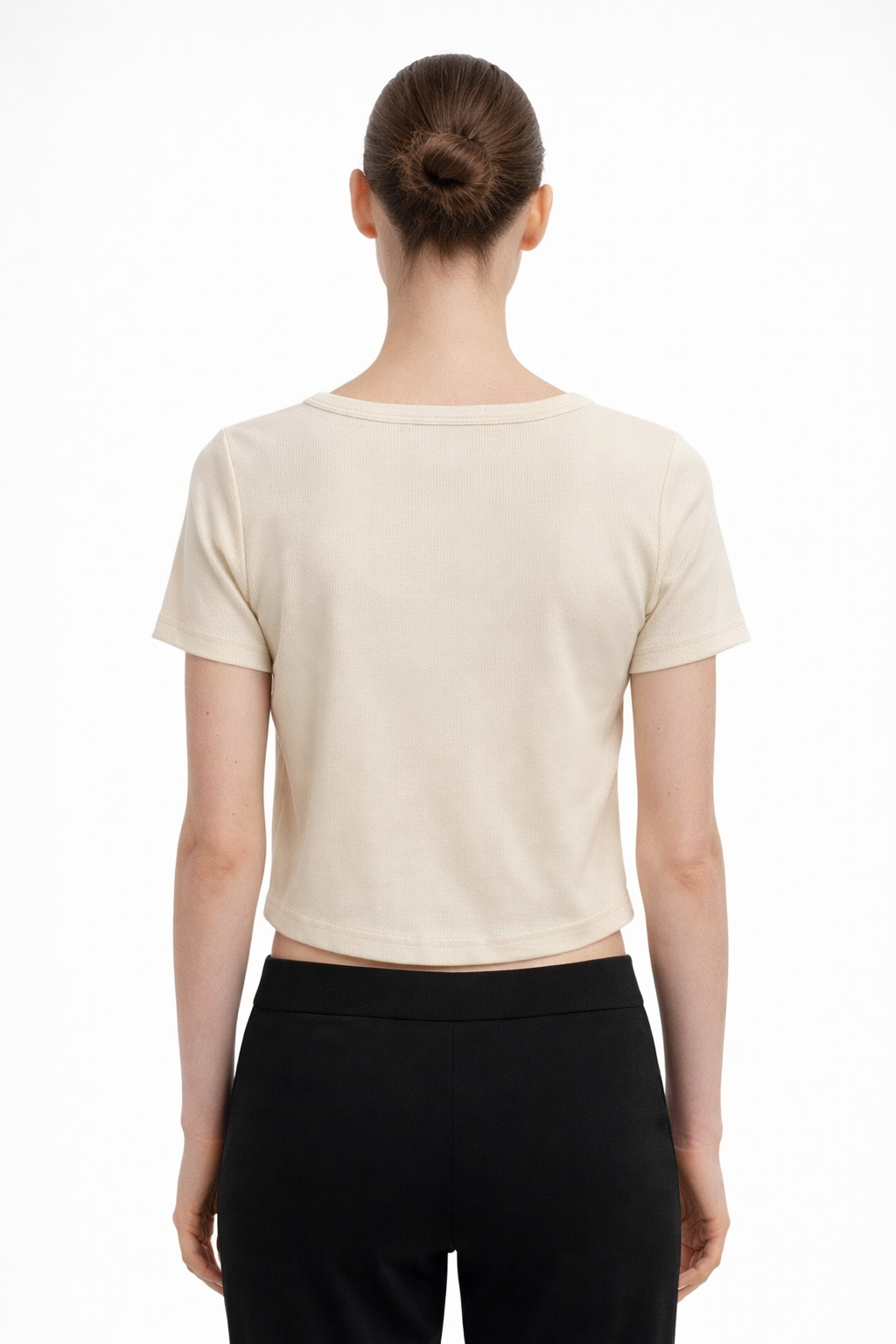 Women’s Printed Short-Sleeve Crop Top