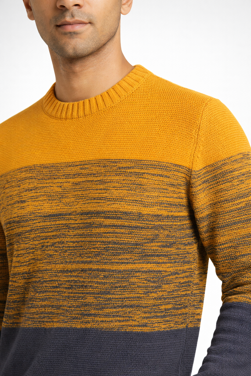 Men’s Colorblock Knit Pullover