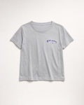 Women’s Light Grey Crew Neck Graphic T-Shirt
