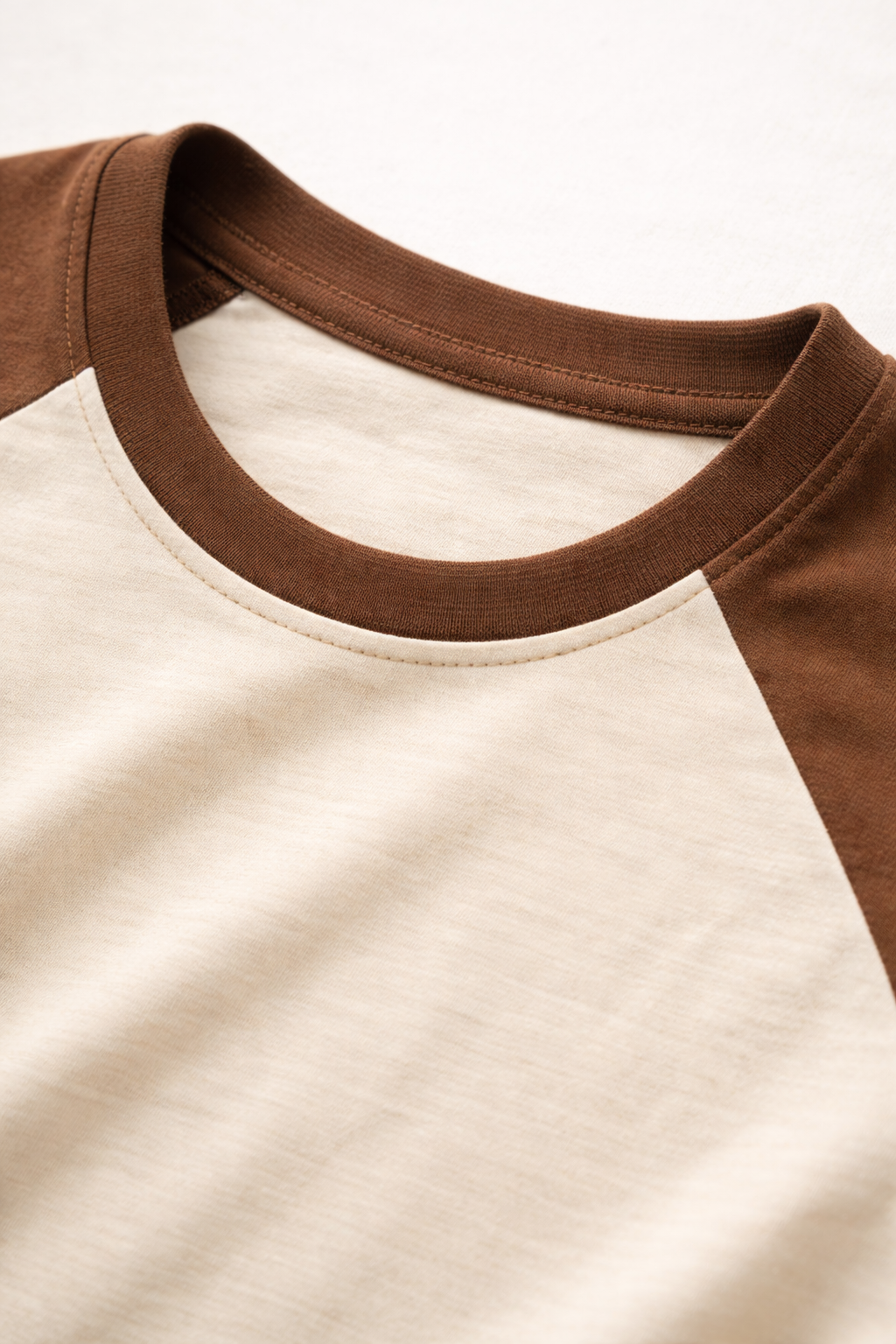 Vintage Petrol head Raglan T-Shirt – Beige & Brown