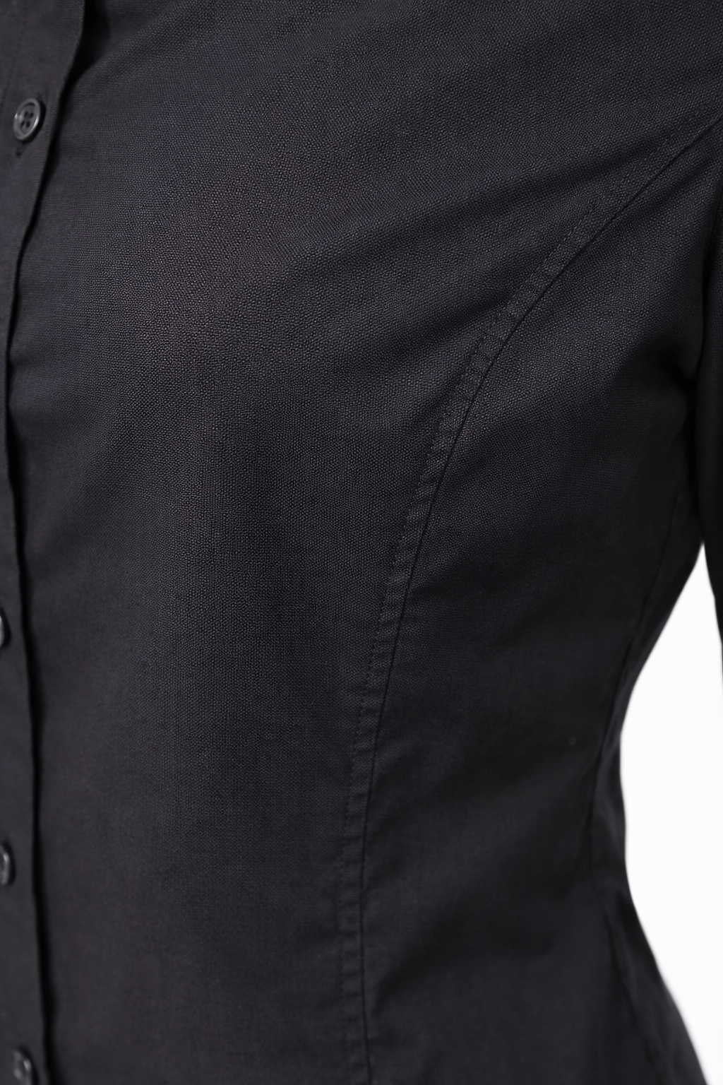 Women’s Black Classic Tailored Formal Shirt