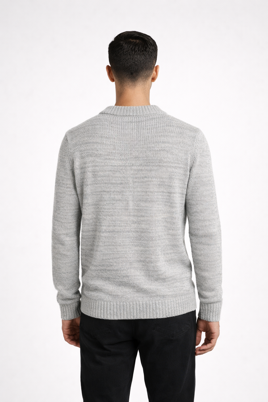 Urban Core Crewneck Sweater – Light Grey