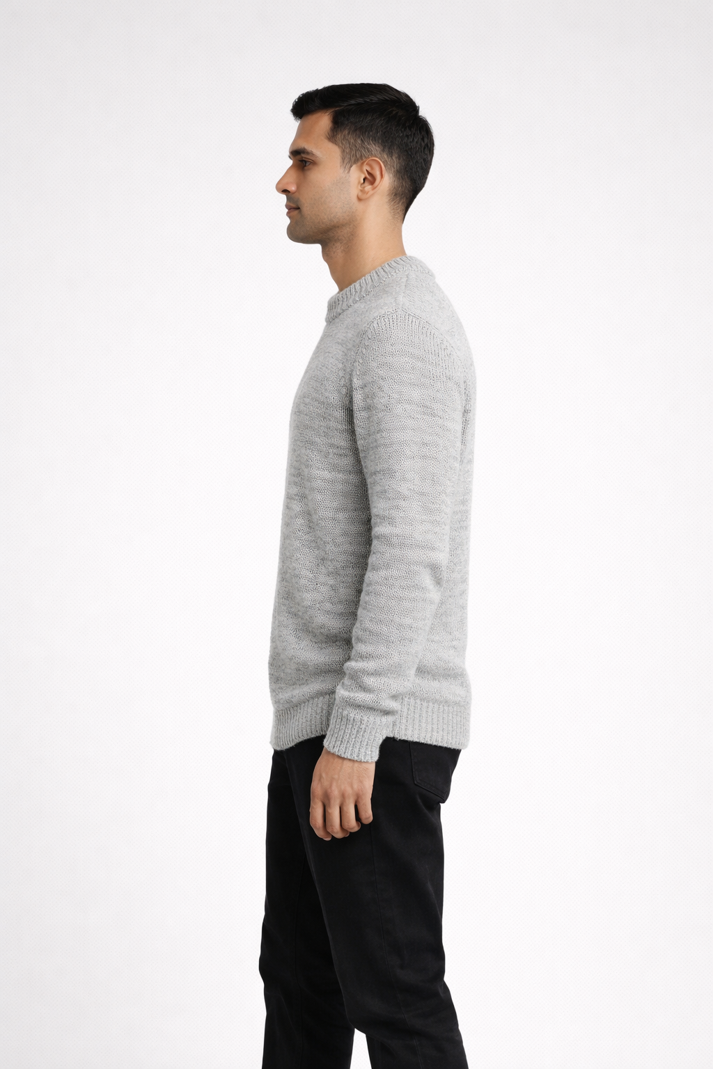Urban Core Crewneck Sweater – Light Grey