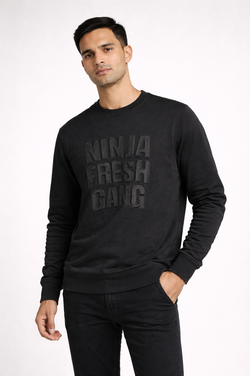 Men’s Crew-Neck Printed Sweatshirt