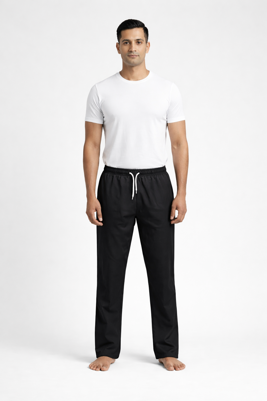 Men’s Essential Black Track Pants