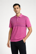 Men’s Premium Striped Polo T-Shirt pink