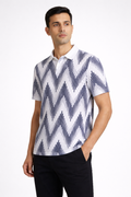 Men’s Printed Short-Sleeve Polo Shirt