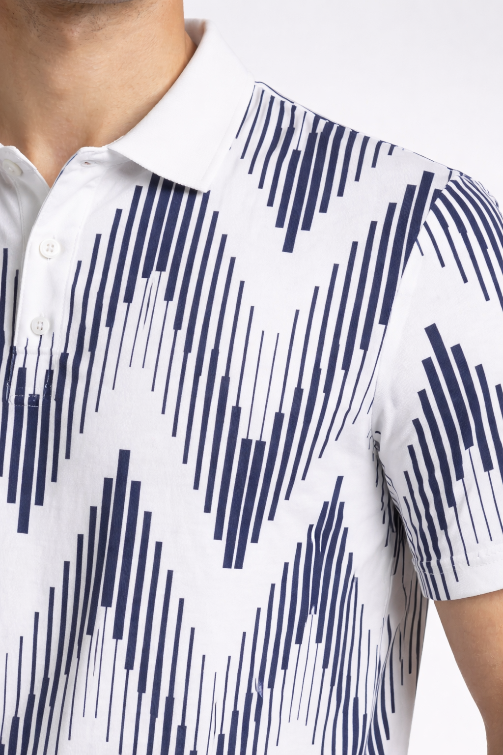 Men’s Printed Short-Sleeve Polo Shirt