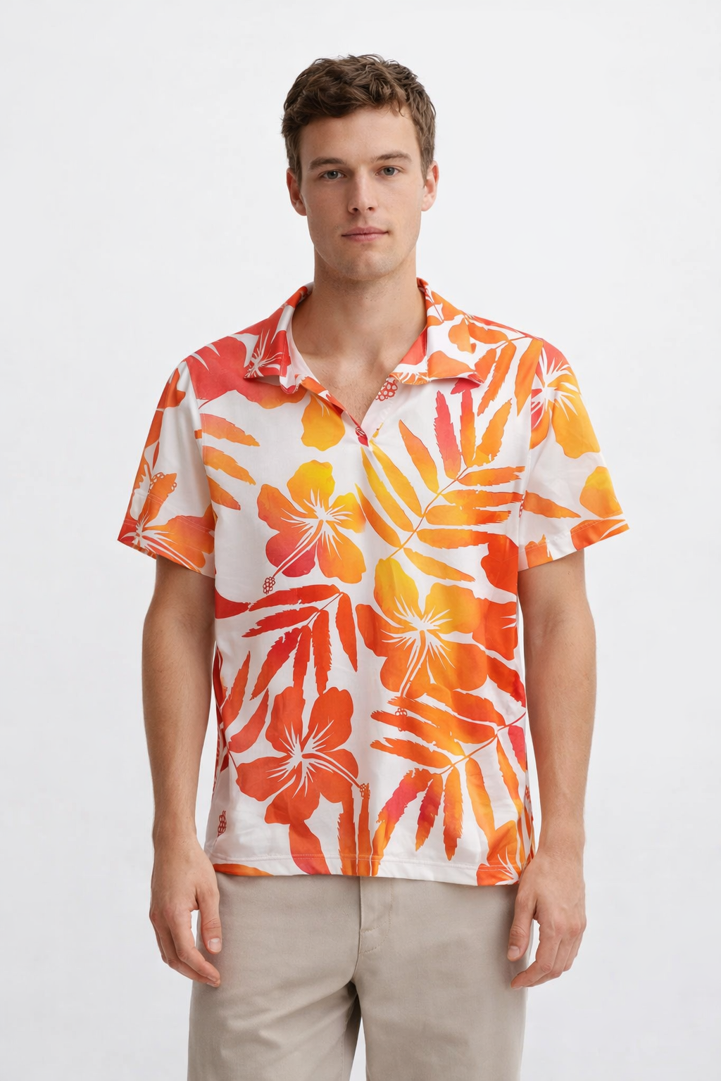 Men’s Printed Short-Sleeve Shirt