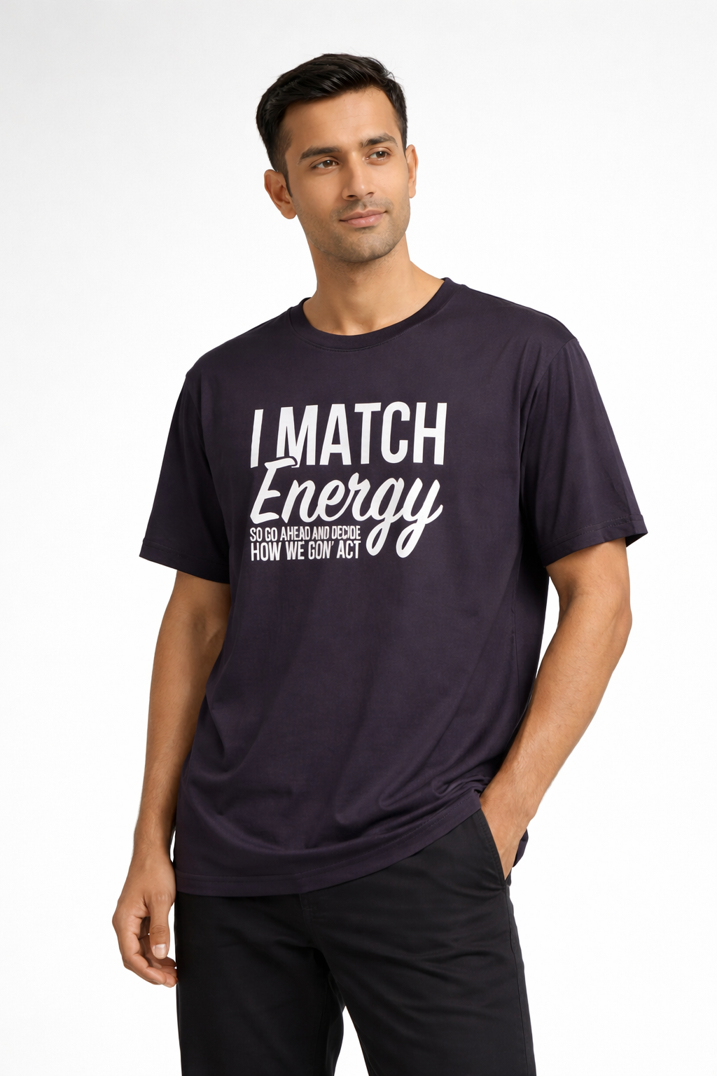 Men’s Printed Short-Sleeve T-Shirt Black