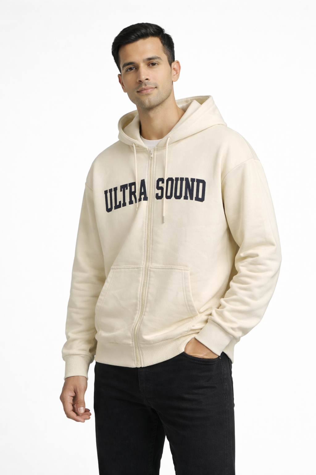 Men’s Printed Zip-Up Hoodie