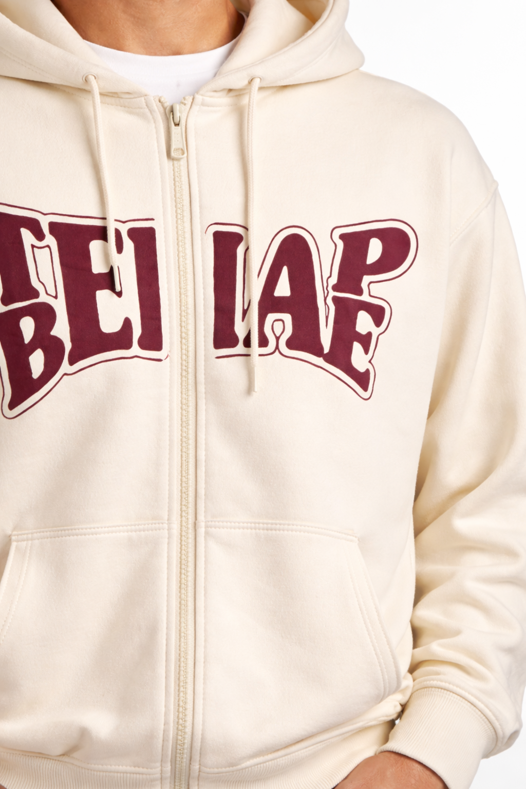 Men’s Printed Zip-Up Hoodie