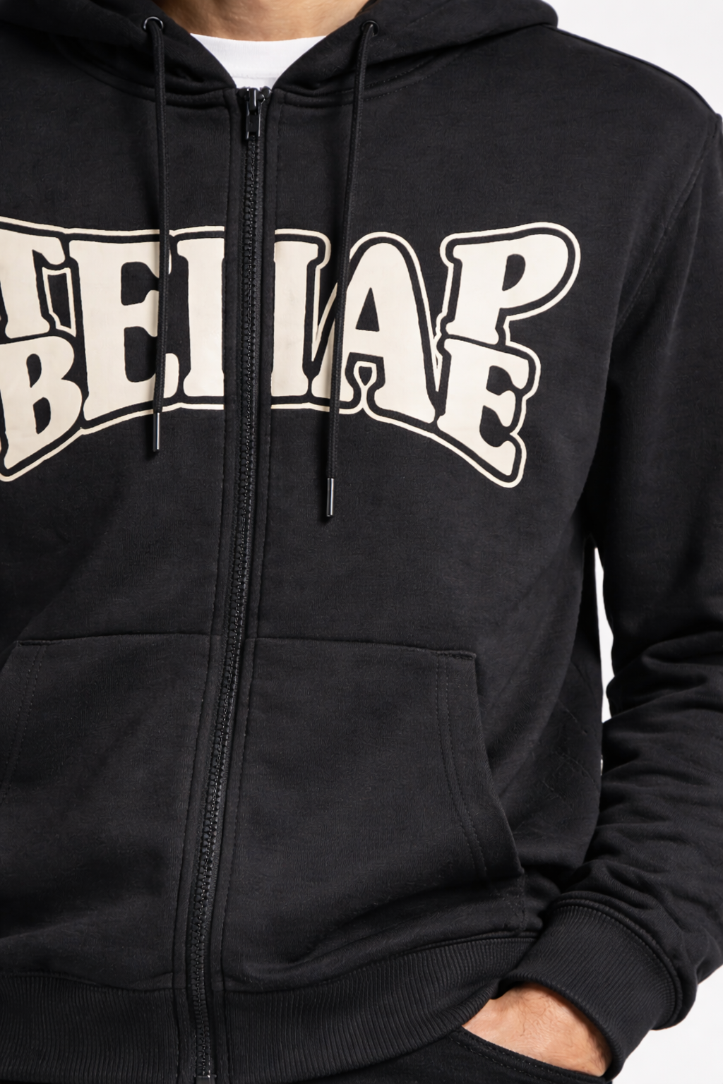 Men’s Printed Zip-Up Hoodie