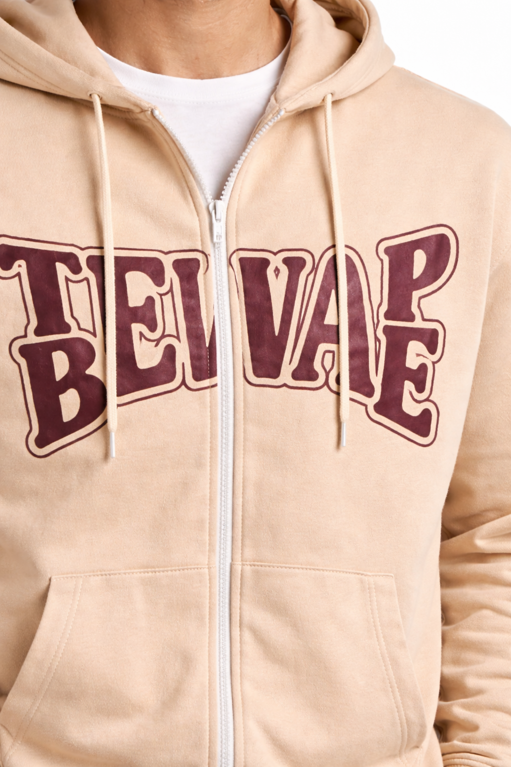 Men’s Printed Zip-Up Hoodie