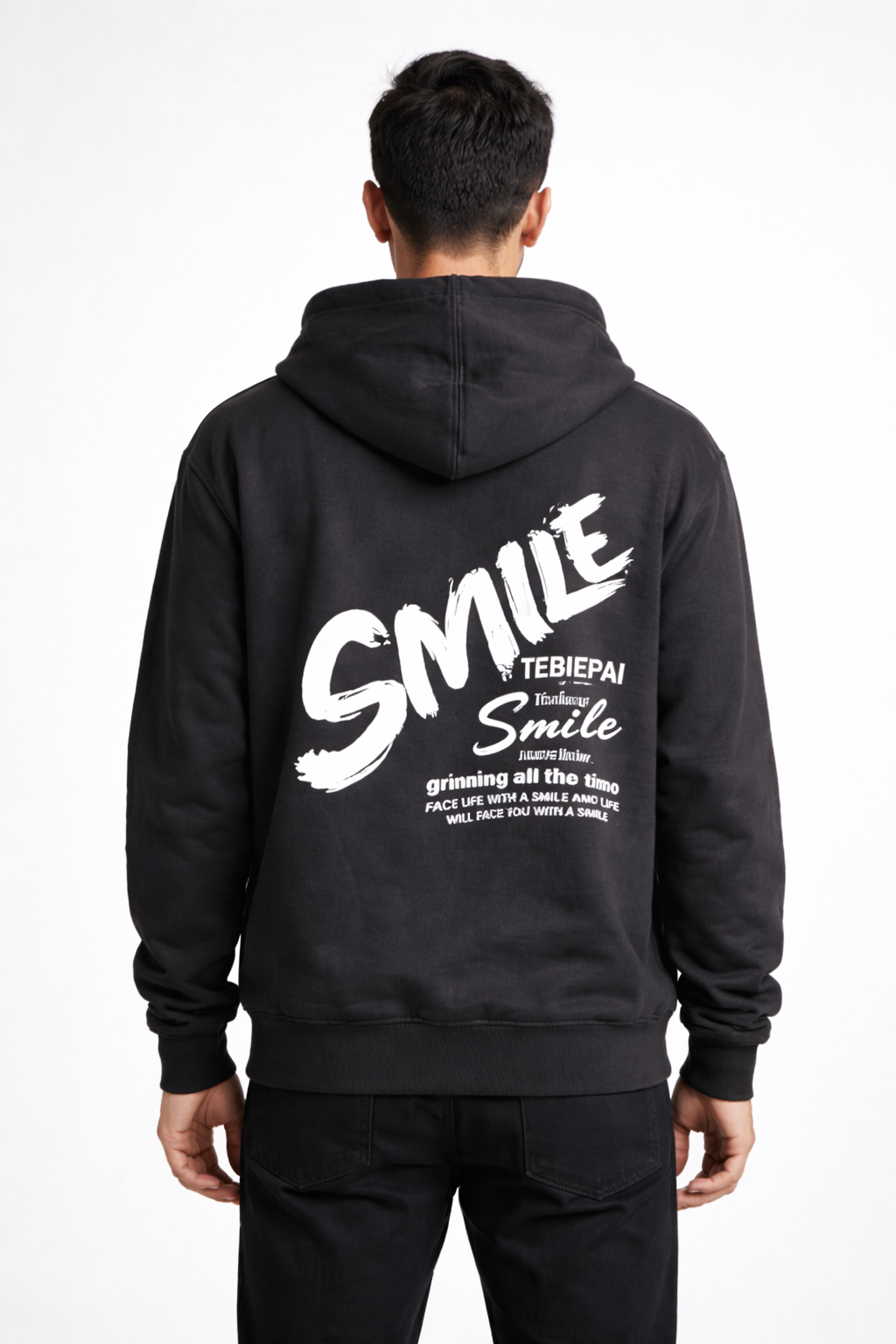 Men’s Printed Zip-Up Hoodie