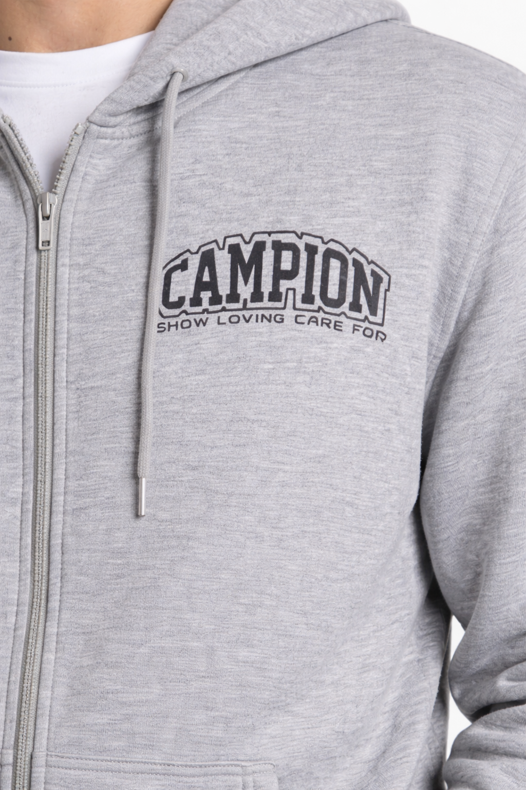 Men’s Printed Zip-Up Hoodie