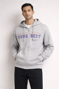 Men’s Printed Zip-Up Hoodie