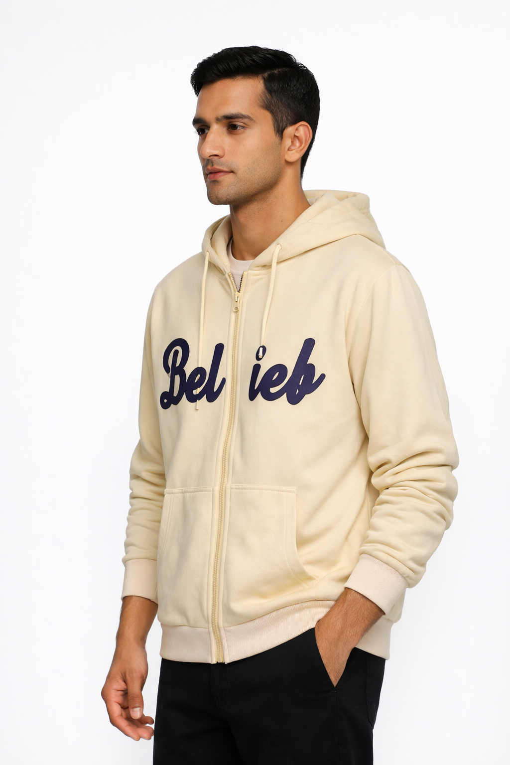 Men’s Printed Zip-Up Hooded sweatshirt