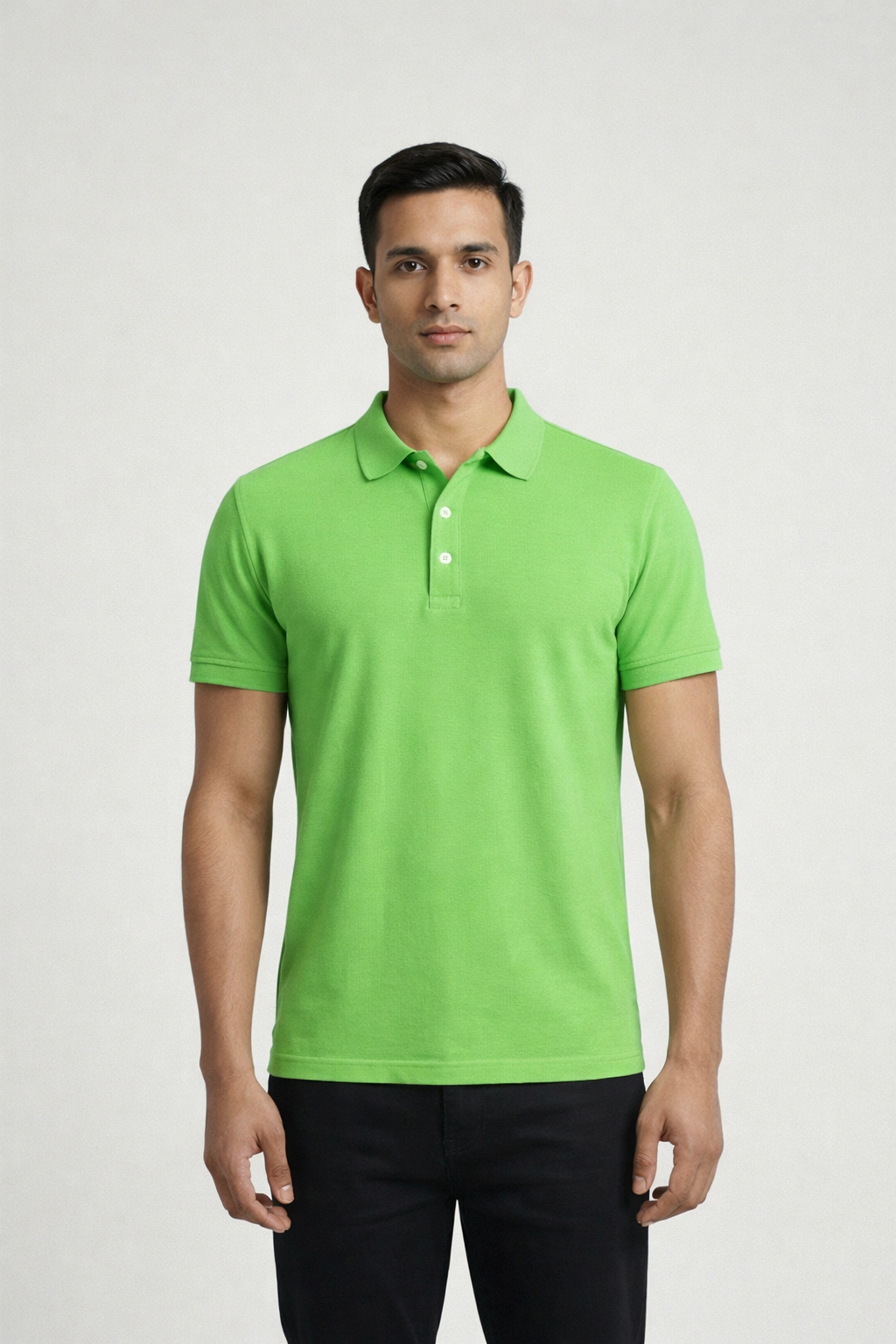 Men’s Regular-Fit Polo Shirt Parrot green