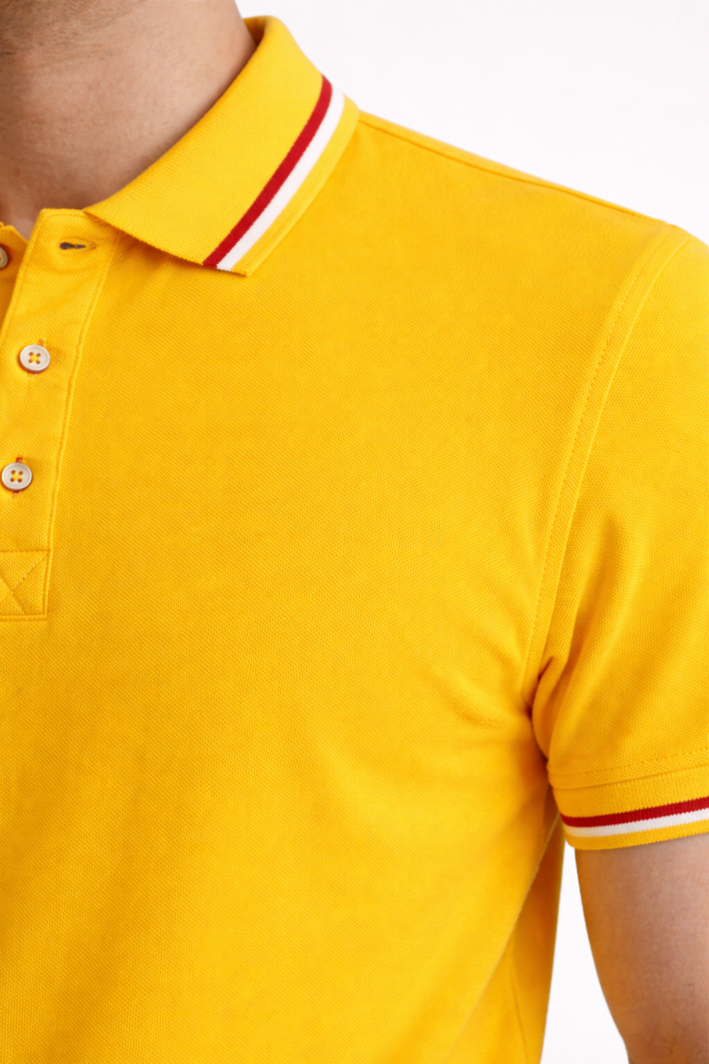 Men’s Regular-Fit Polo Shirt YELLOW