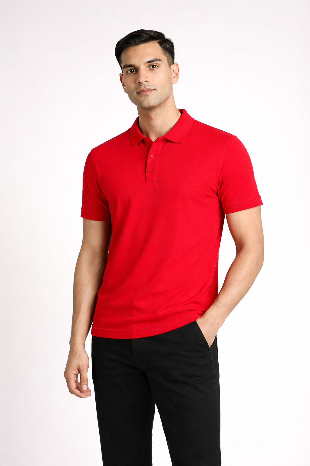 Men’s Regular-Fit Polo Shirt red