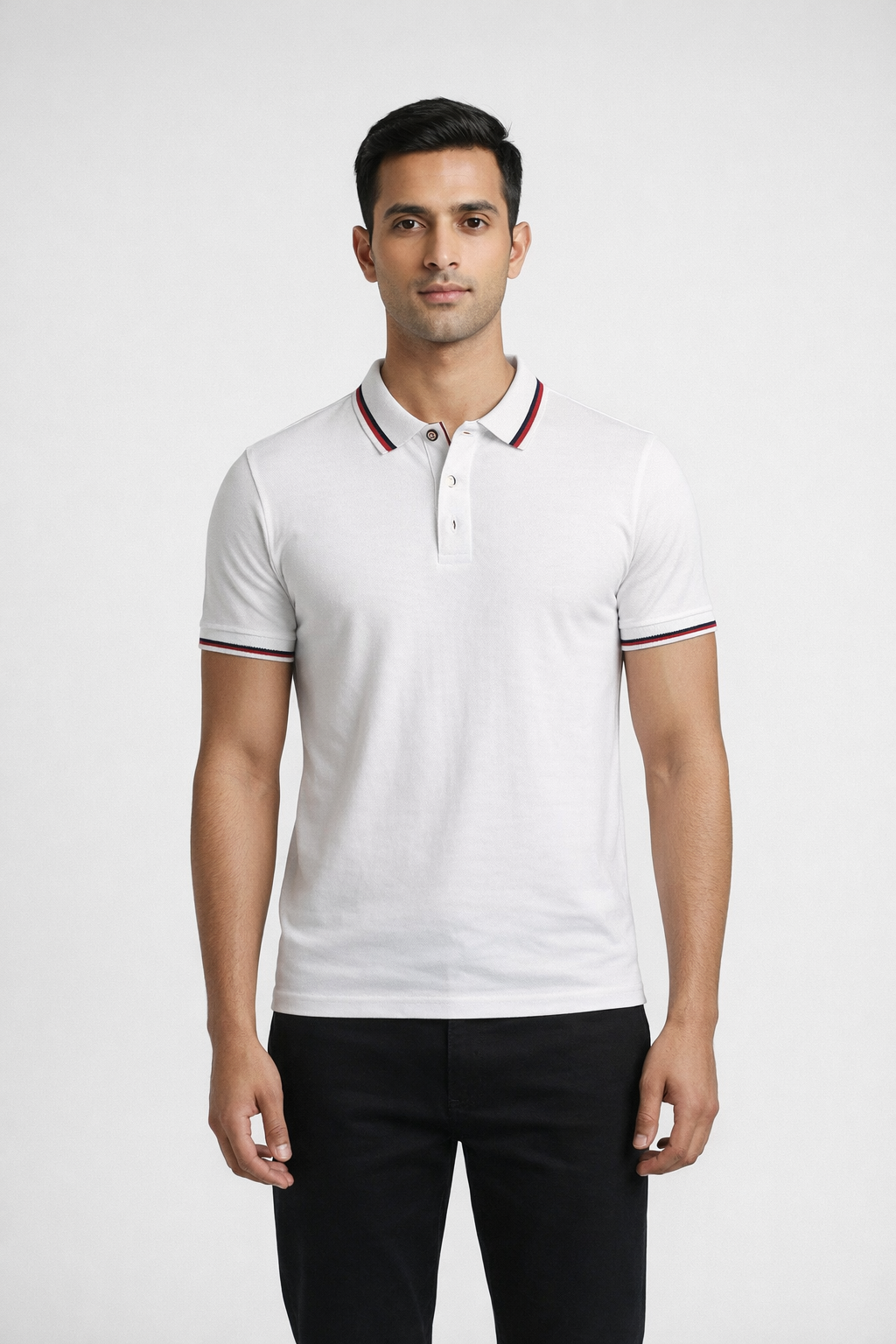 Men’s Regular-Fit Polo T-Shirt white