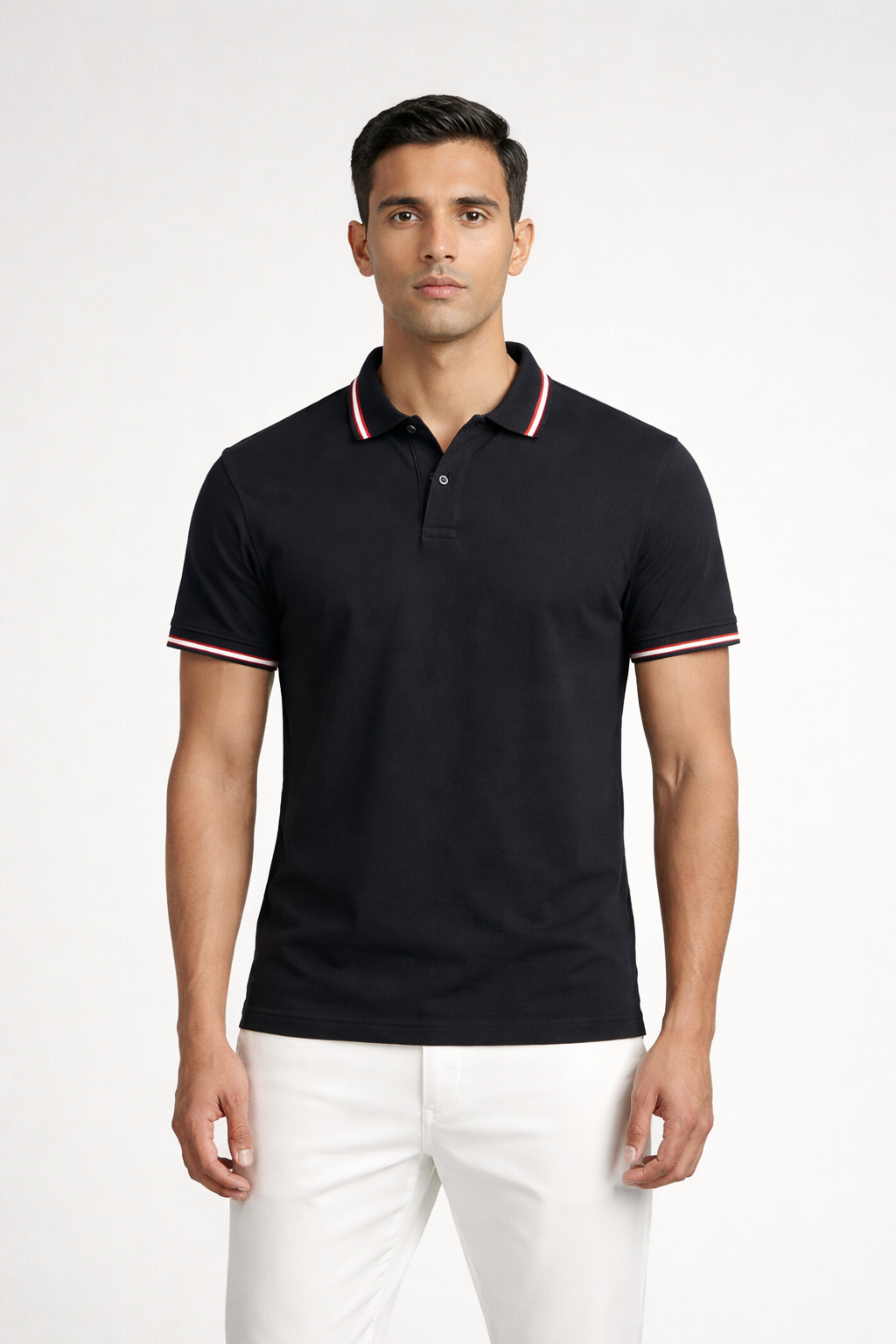 Men’s Regular-Fit Short-Sleeve Polo Shirt black