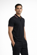 Men’s Regular-Fit Short-Sleeve Polo Shirt black