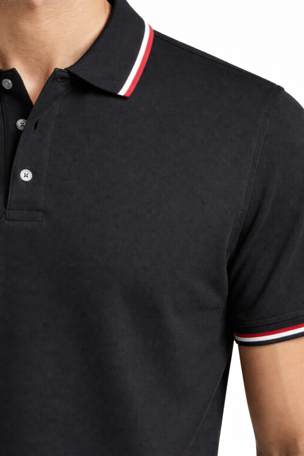 Men’s Regular-Fit Short-Sleeve Polo Shirt black