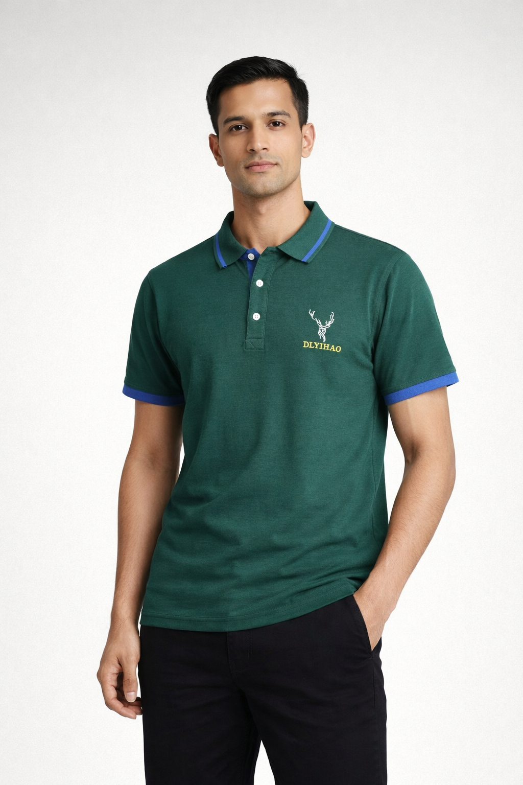 Men’s Regular-Fit Short-Sleeve Polo Shirt green