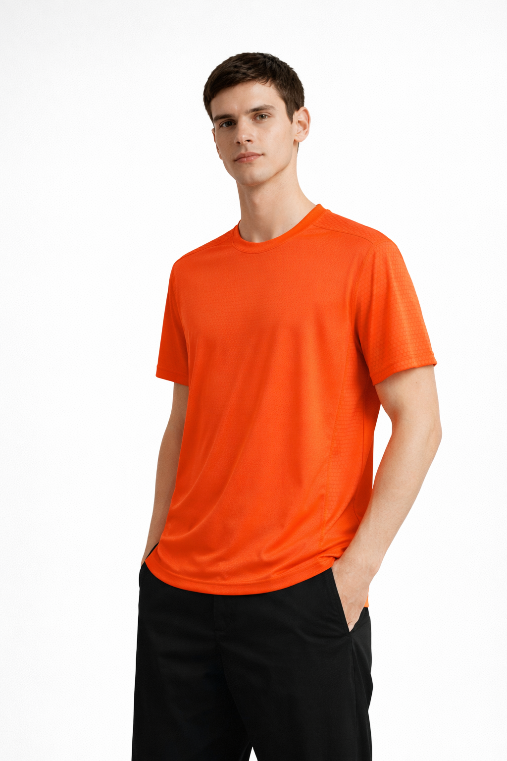 Men’s Textured Short-Sleeve T-Shirt