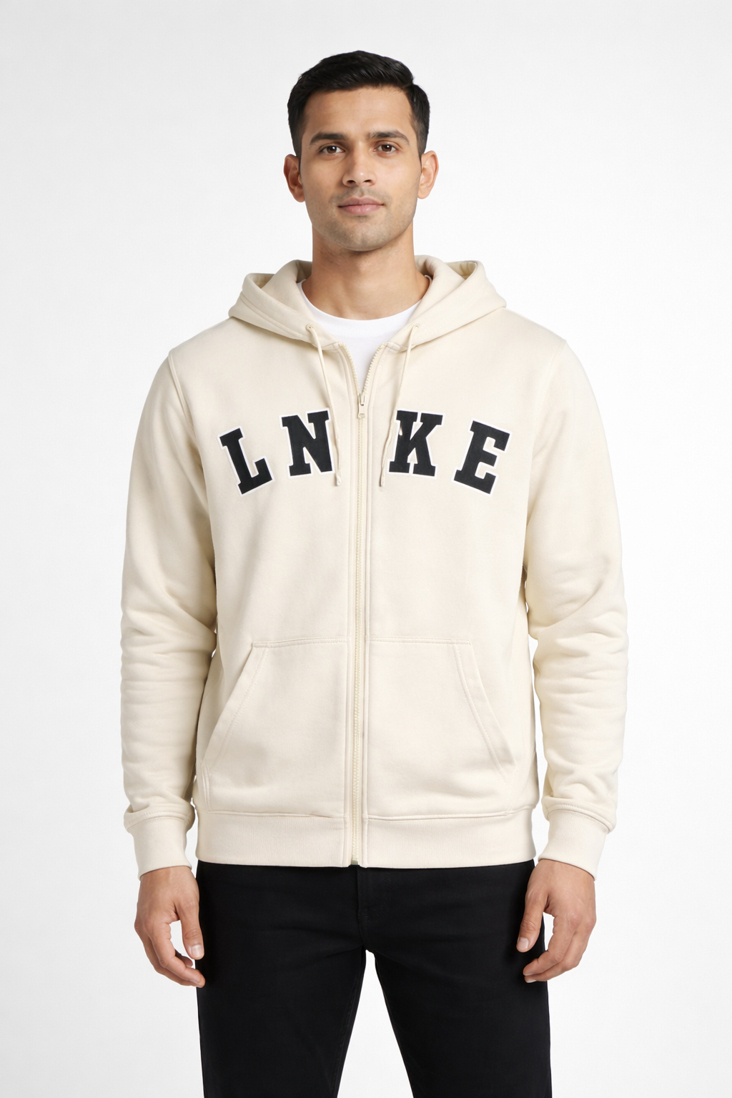 Men’s Zip-Front Hooded Sweatshirt