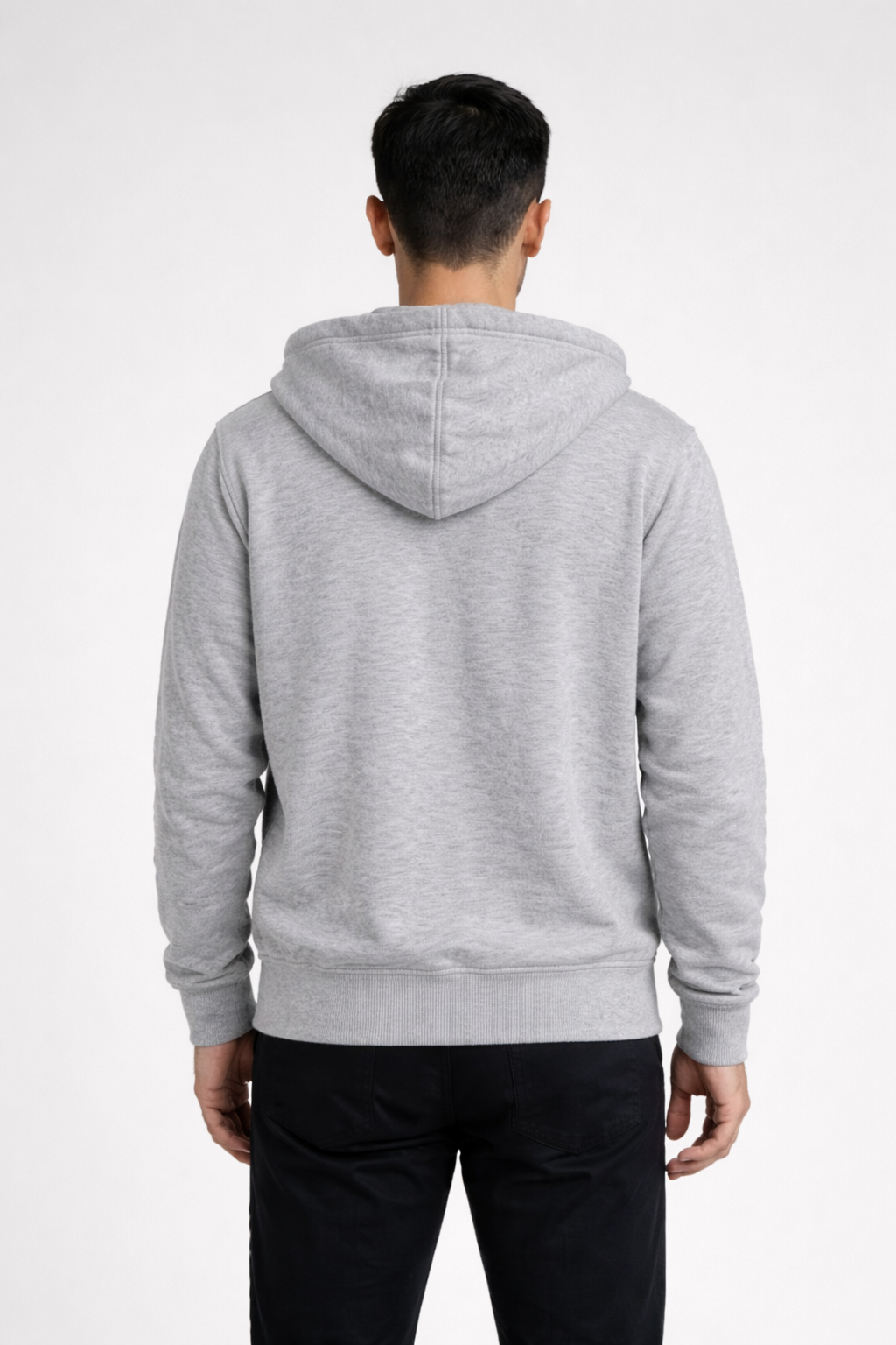 Men’s Zip-Front Hooded Sweatshirt