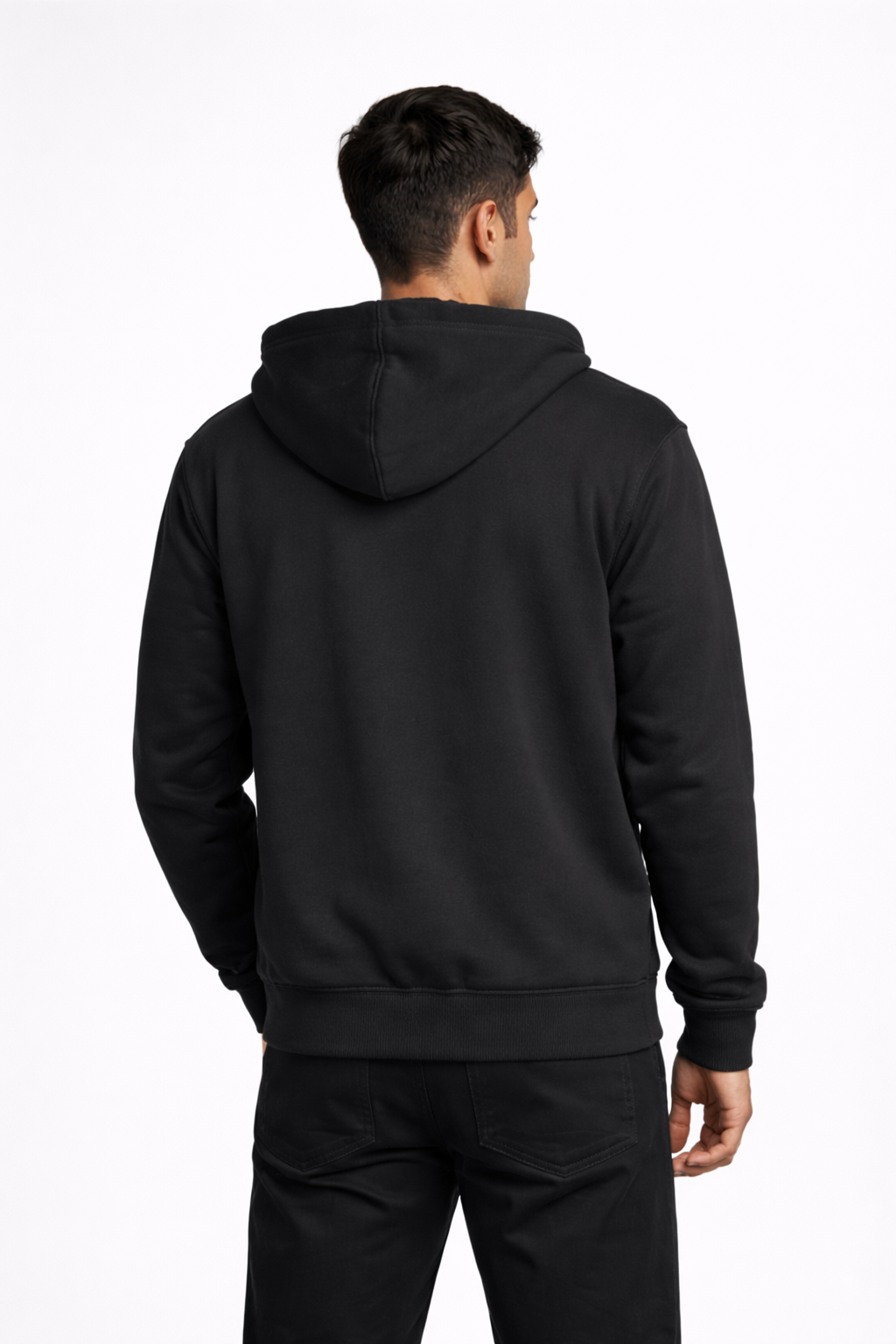 Men’s Printed Zip-Through Hoodie