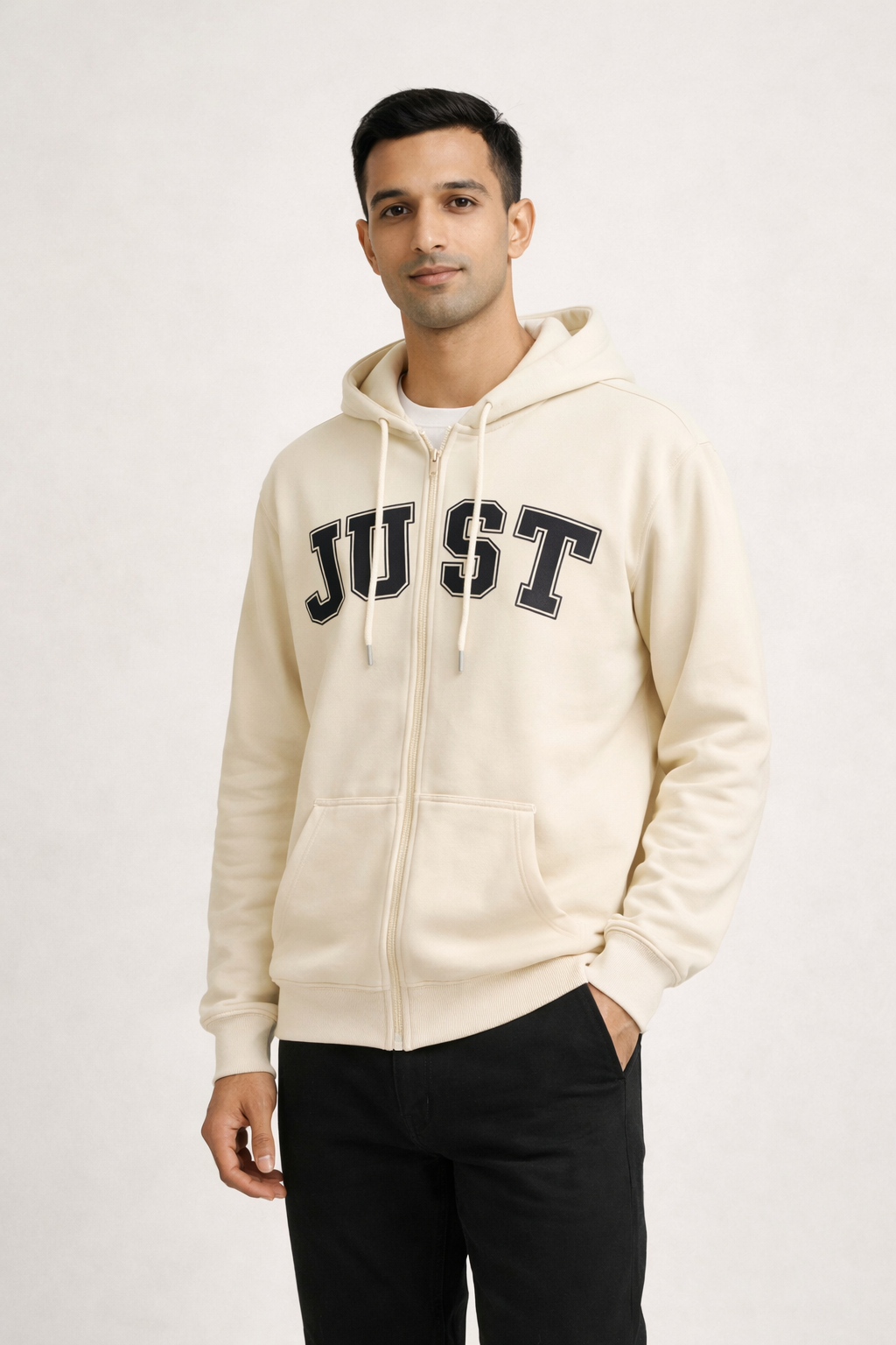 Men’s Zip-Up Hooded Sweatshirt