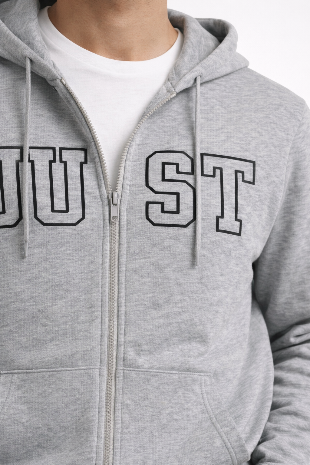 Men’s Zip-Front Hooded Sweatshirt