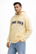 Men’s Zip-Front Hoodie comeback light yellow