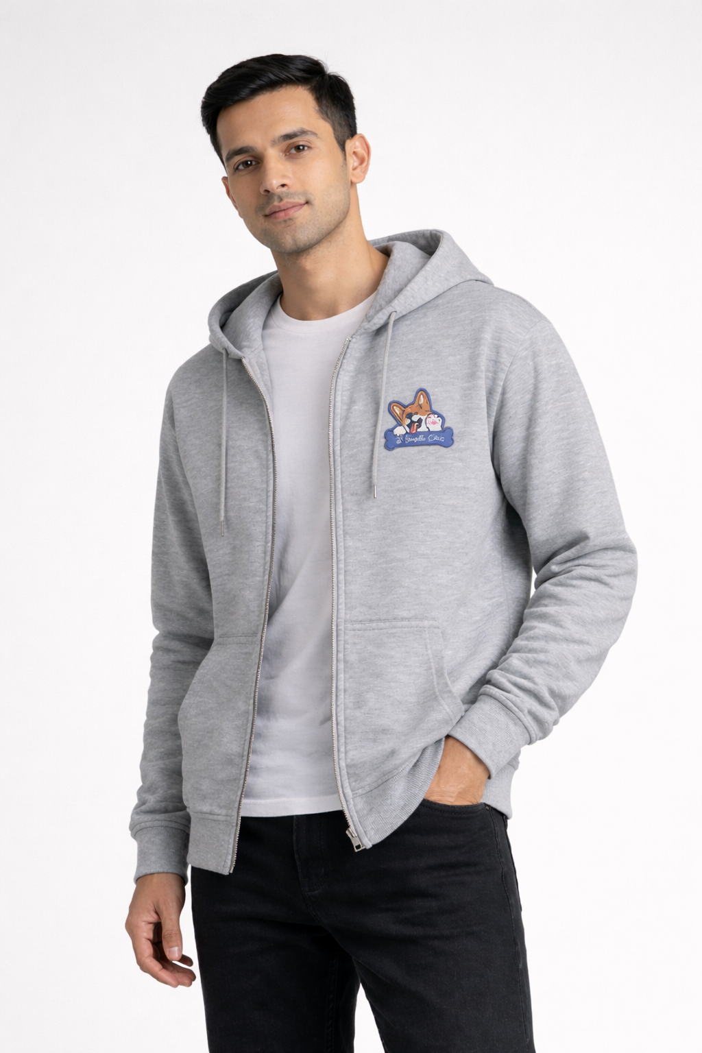 Men’s Zip-Up Hooded Sweatshirt