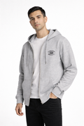 Men’s Zip-Up Hooded Sweatshirt Grey
