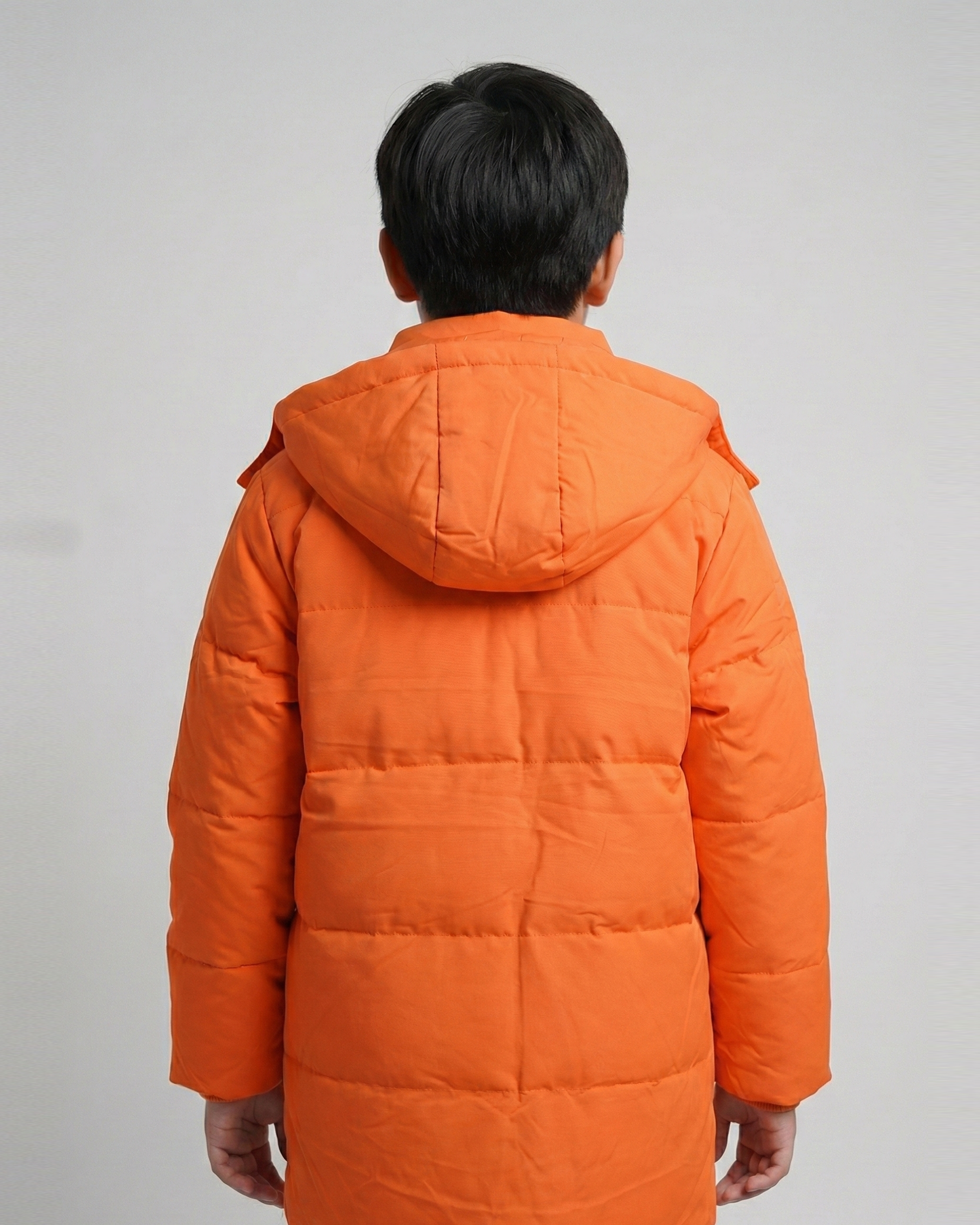 Balayuyan Kids Printed Hooded Down Jacket – Orange