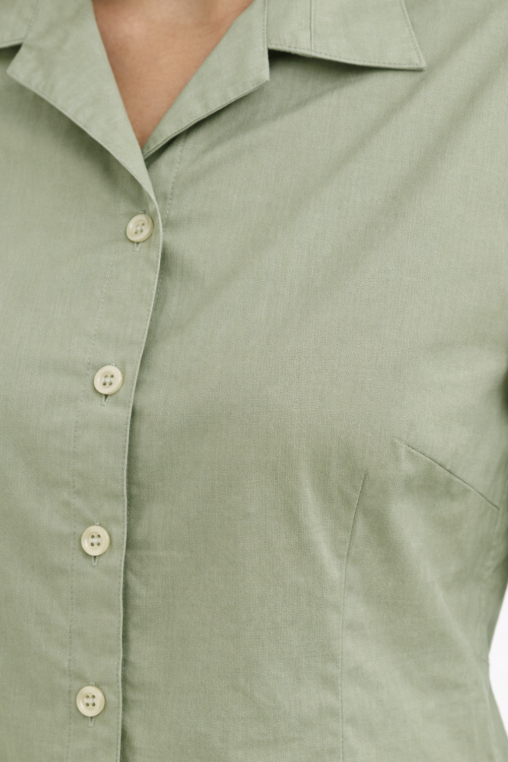 Women’s Sage Green Cotton Shirt