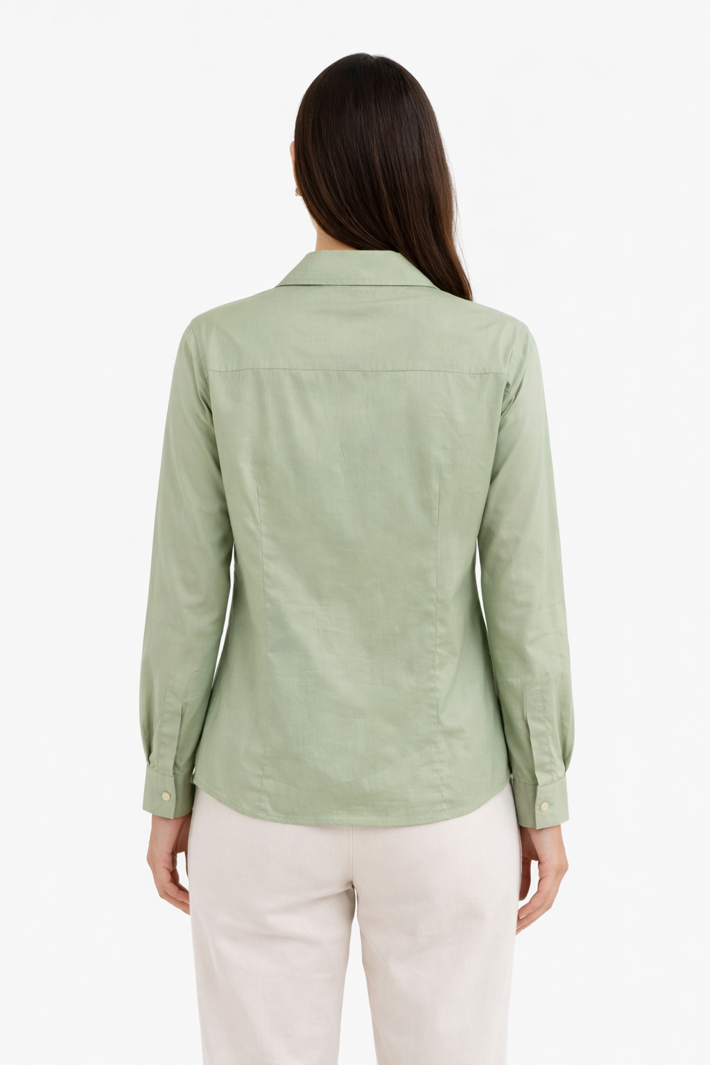 Women’s Sage Green Cotton Shirt