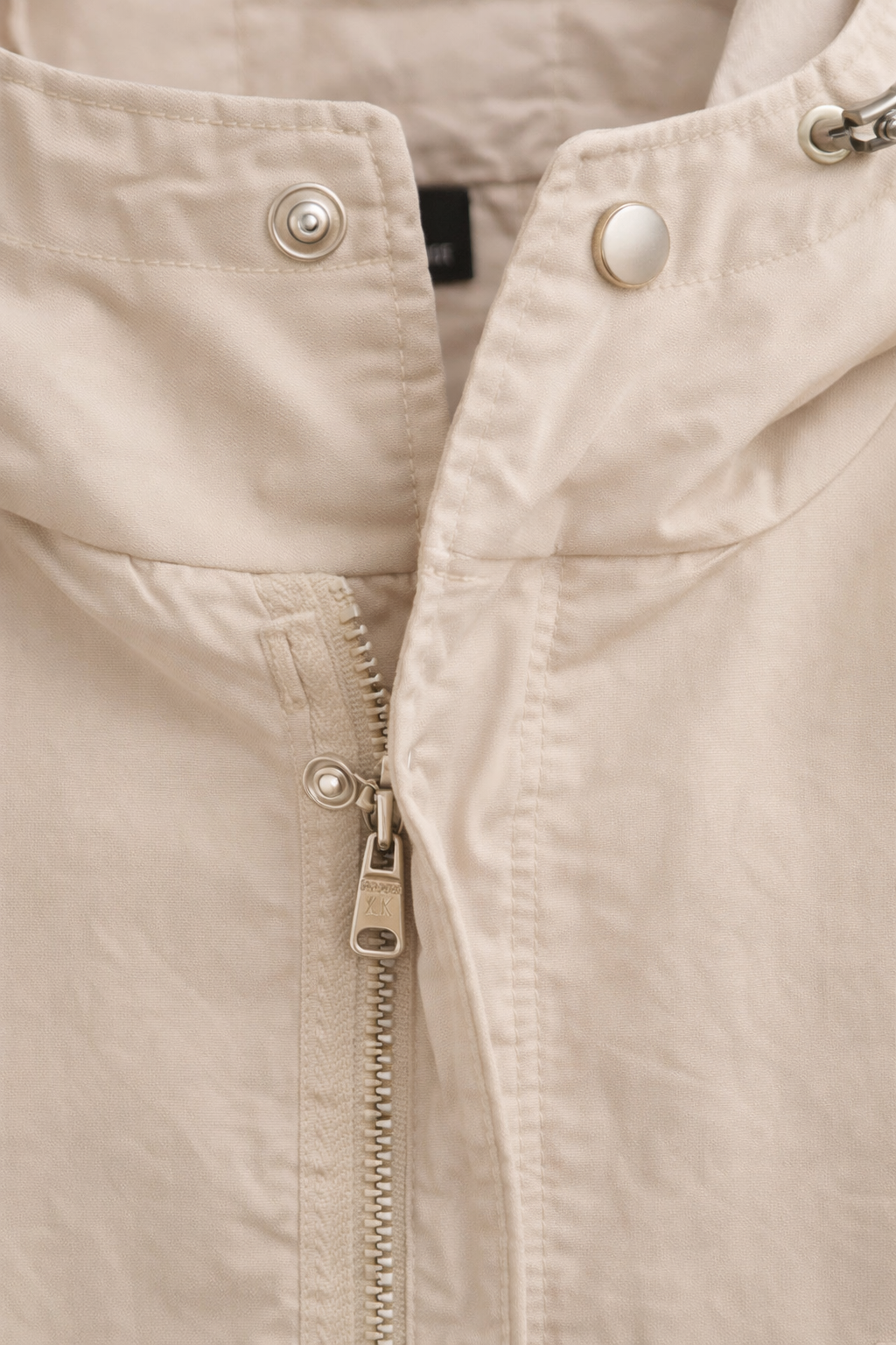 Stealth Edge Hooded Jacket – Ivory Beige