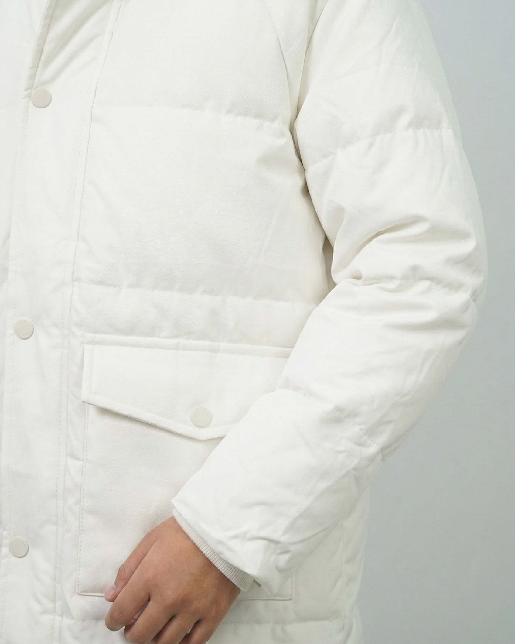 Balayuyan Kids Printed Hooded Down Jacket – White