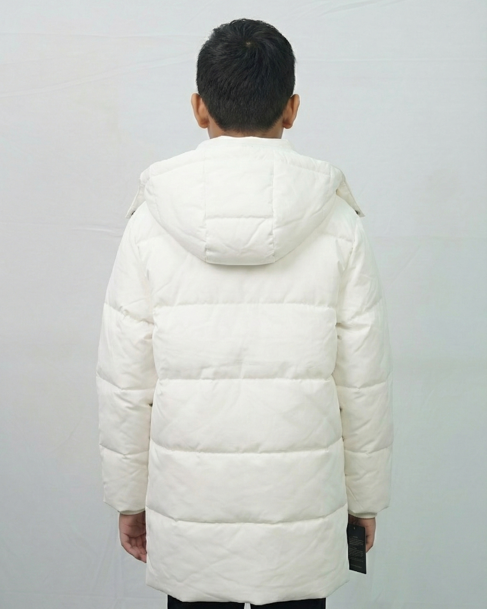 Balayuyan Kids Printed Hooded Down Jacket – White