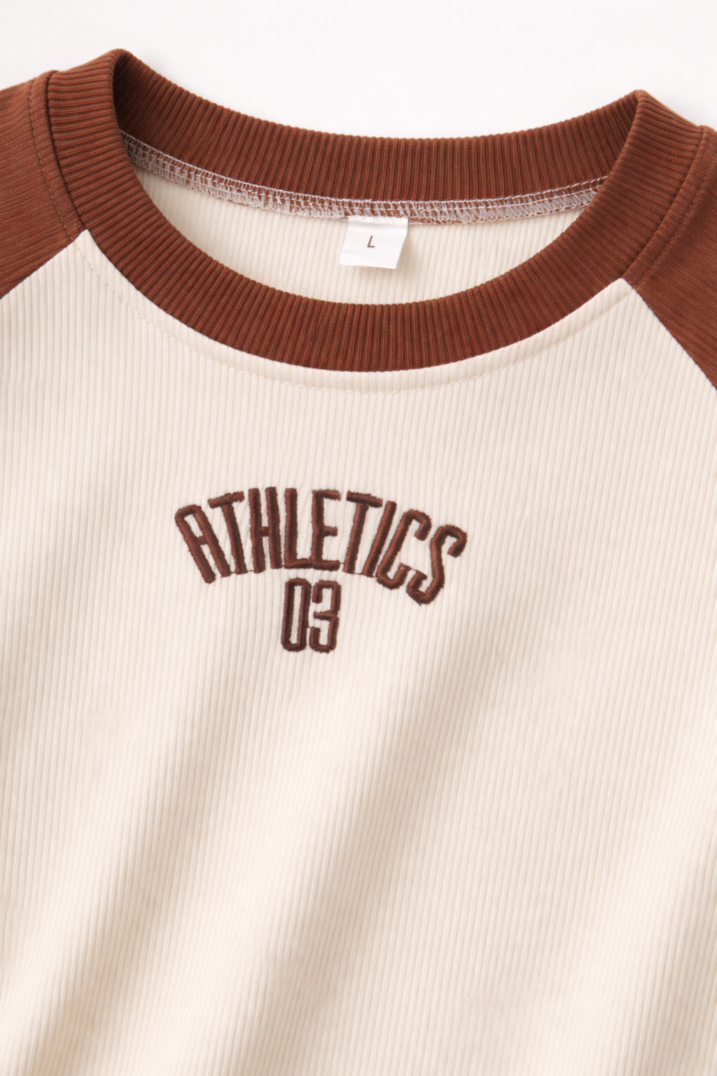 Women’s Long-Sleeve Raglan Ribbed Top